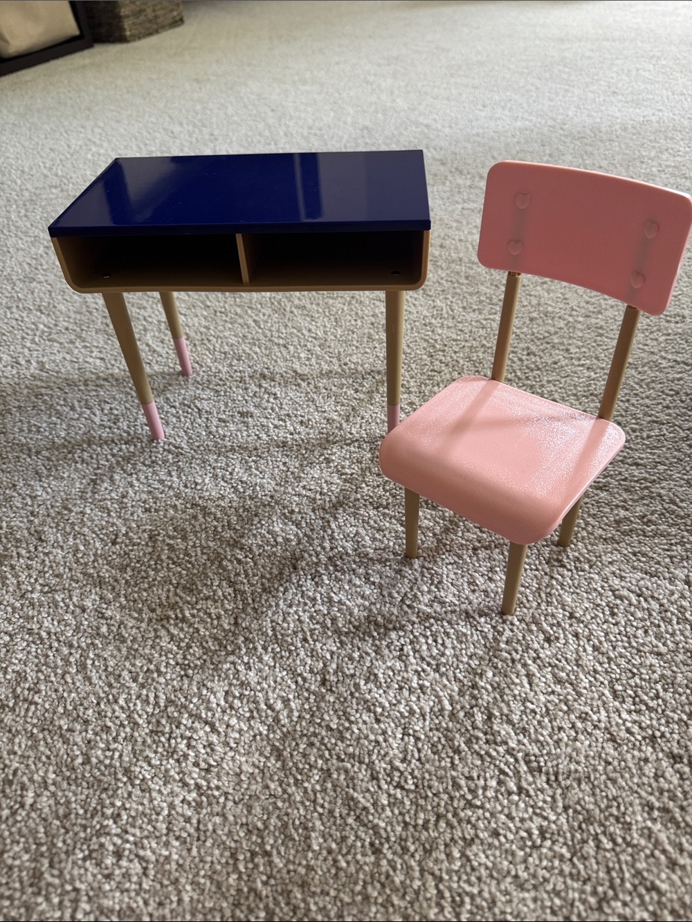 Our Generation School Desk & Chair Set for 18" Dolls AMERICAN GIRL COMPATIBLE